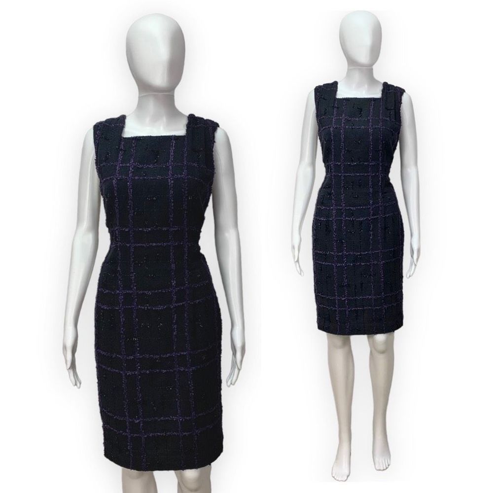 Carolina Herrera Silk Blend Sleeveless Sheath Dress